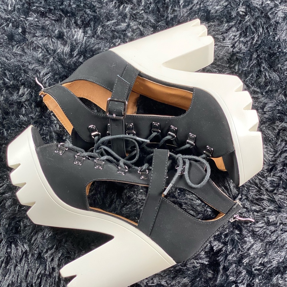 NEW| Black and White High Heels